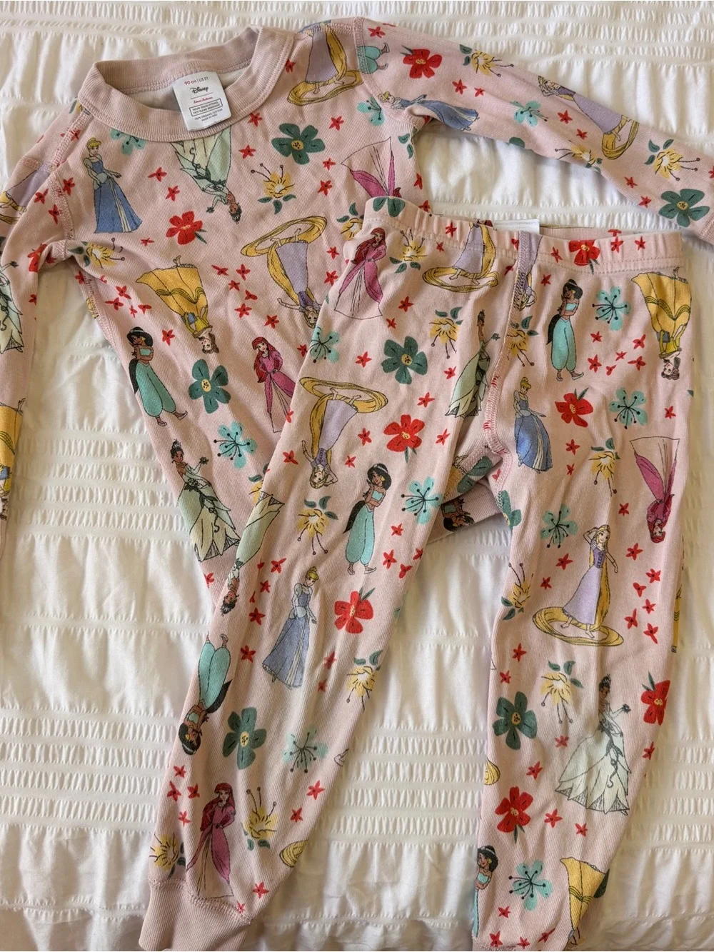 Hanna Andersson Disney Princess Pajama Set 3T